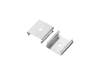 ALU-06 LED Aluminum Channel - Surface - For Strips Up To 13mm - Silver - 1m / 2m - Frosted Lens