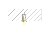 ALU-1009-R LED Aluminum Channel - Recessed - For Strips Up To 4mm - Silver - 1m / 2m - Frosted Lens