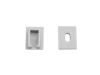 ALU-1013 LED Aluminum Channel - Surface - For Strips Up To 8mm - Silver - 1m / 2m - Frosted Lens