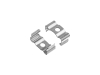 ALU-10 LED Aluminum Channel - Surface - For Strips Up To 20mm - Silver - 1m / 2m - Frosted Lens