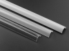 ALU-1608 LED Aluminum Channel - Surface - For Strips Up To 16mm - Silver - 1m / 2m - Frosted Lens
