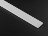 ALU-1612 LED Aluminum Channel - Surface - For Strips Up To 13mm - Silver - 1m / 2m - Frosted Lens