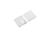 ALU-3030S-COR 30 x 30 Wide Rounded Corner Aluminum Channel - Corner - For Strips Up To 20mm - 1m / 2m – Including Diffuser