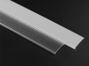 ALU-3830-R LED Aluminum Channel - Recessed - For Strips Up To 27mm - Silver - 1m / 2m - Frosted Lens