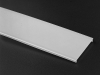 ALU-5035 Aluminum Channel - Surface / Hanging mount - For Strips Up To 40mm - Silver - 1m / 2m - Frosted Lens