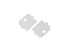 ALU-8833 Drywall LED Aluminum Channel - Recessed - For Strips Up To 12mm - 1m / 2m - Frosted Lens