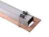 ALU-9176-R LED Aluminum Channel - Recessed - For Strips Up To 55mm - Silver - 1m / 2m - Frosted Lens