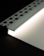 ARC-DSGPB-SI Double Shadow Gap Profile - Recessed - For Strips Up To 10mm - Silver - 1m / 2m - Frosted Lens
