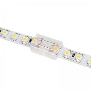 Solderless Clamp-On Butt Connector - 8mm Single Color LED Strip Lights