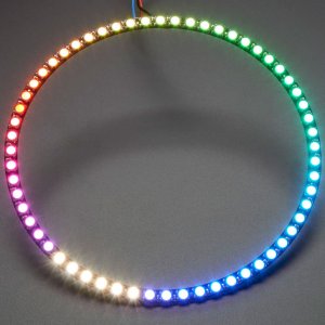 NeoPixel 60 Ring - 5050 RGBW LED w/ Integrated Drivers - Natural White - ~4500K