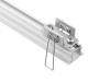 ALU-1207-R LED Aluminum Channel - Recessed - For Strips Up To 12mm - Silver - 1m / 2m - Frosted Lens