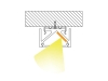 ALU-1911 LED Aluminum Channel - Surface - For Strips Up To 10mm - Silver - 1m / 2m - Frosted Lens