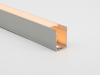 ALU-2030 LED Aluminum Channel - Surface - For Strips Up To 17mm - Silver - 1m / 2m - Frosted Lens