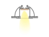 ALU-2403 LED Aluminum Channel - Surface - For Strips Up To 24mm - Silver - 1m / 2m - Frosted Lens