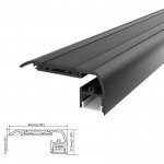ALU-6528 Stair & Step Aluminum LED Strip Channel for Stairs Lighting