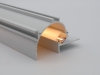 ALU-7651 Drywall LED Aluminum Channel - Recessed - For Strips Up To 12mm - 1m / 2m - Frosted Lens