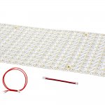 24V LED Light Sheet - 18.9” x 9.5” - White - IP20 - XH Pin Connection - 20mm Segments