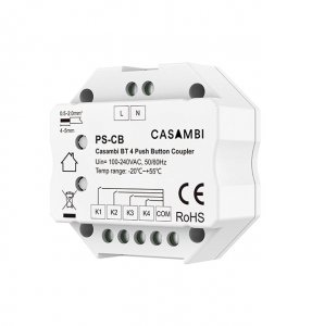 Casambi BT 4 Push Button Coupler PS-CB