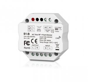 AC Triac RF + Push Dimmer S1-B