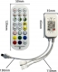 24Keys Controller with APP, Music Sync and IR Remote for Upgrading 3-pin Dream Colour Strip to Bluetooth Connection