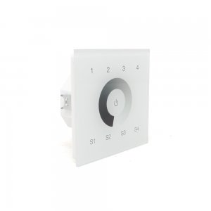 Sunricher DALI DT6 Single Colour Four Scenes Four Addresses DALI Wall Panel White (Mains Voltage)
