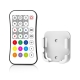 Digital SPI LED Controller for Addressable RGB/RGBW Strip Lights - Wi-Fi Compatible - Controller and RF Remote - 5-24 VDC
