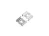 ALU-08 LED Aluminum Channel - Surface - For Strips Up To 8mm - Silver - 1m / 2m - Frosted Lens