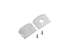 ALU-10 LED Aluminum Channel - Surface - For Strips Up To 20mm - Silver - 1m / 2m - Frosted Lens