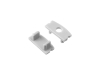 ALU-1205 LED Aluminum Channel - Surface - For Strips Up To 12mm - Silver - 1m / 2m - Frosted Lens