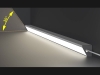 ALU-1620 LED Aluminum Channel - Surface - For Strips Up To 14mm - Silver - 1m / 2m - Frosted Lens