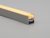 ALU-1919 LED Aluminum Channel - Surface - For Strips Up To 15mm - Silver - 1m / 2m - Frosted Lens