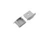 ALU-2008-R LED Aluminum Channel - Recessed - For Strips Up To 20mm - Silver - 1m / 2m - Frosted Lens