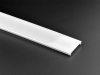 ALU-4035 Aluminum Channel - Surface / Hanging mount - For Strips Up To 18mm - Silver - 1m / 2m - Frosted Lens