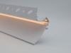 ALU-8546 Drywall LED Aluminum Channel - Recessed - For Strips Up To 12mm - 1m / 2m - Frosted Lens