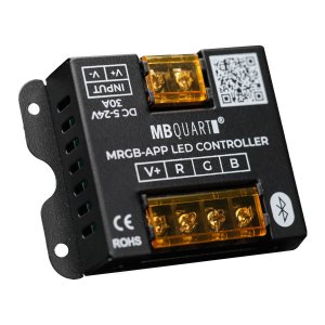 Bluetooth RGB LED Controller - Smartphone Compatible - 10 Amps/Channel - Optional RF Remote