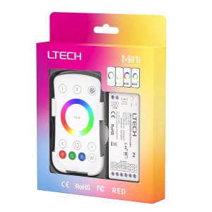 Mini Pro Set(UL Certified) - RGBW RF 2.4G Wireless LED Controller M4A+P4(Single-zone)