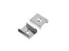 ALU-1105-R LED Aluminum Channel - Recessed - For Strips Up To 11mm - Silver - 1m / 2m - Frosted Lens