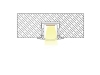 ALU-1201-R LED Aluminum Channel - Recessed - For Strips Up To 12mm - Silver - 1m / 2m - Frosted Lens