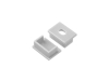 ALU-1605 LED Aluminum Channel - Surface - For Strips Up To 16mm - Silver - 1m / 2m - Frosted Lens