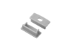 ALU-2002 LED Aluminum Channel - Surface - For Strips Up To 20mm - Silver - 1m / 2m - Frosted Lens