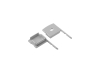 ALU-2009 LED Aluminum Channel - Surface - For Strips Up To 20mm - Silver - 1m / 2m - Frosted Lens