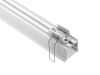 ALU-2404-R LED Aluminum Channel - Recessed - For Strips Up To 24mm - Silver - 1m / 2m - Frosted Lens
