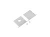 ALU-3830-R LED Aluminum Channel - Recessed - For Strips Up To 27mm - Silver - 1m / 2m - Frosted Lens