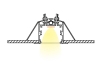 ALU-5535-R LED Aluminum Channel - Recessed - For Strips Up To 30mm - Silver - 1m / 2m - Frosted Lens