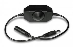 12-24 VDC Inline Dimmer - Single Color LED Dimmer - Black / White