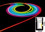 DMX Addressable RGB Neon LED Flex - Side Bend Digital Neon Flex - IP67 - 10*18mm Wide - 24V - 5m