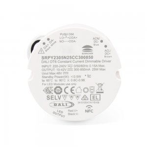 Sunricher DALI DT6 NFC 25W 300-850mA Constant Current Driver