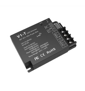 1CH*20A 12-48VDC CV RF,0 /1-10V,Push-Dim(3-in-1) Controller V1-T