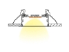ALU-11736-R LED Aluminum Channel - Recessed - For Strips Up To 92mm - Silver - 1m / 2m - Frosted Lens
