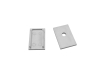 ALU-2030 LED Aluminum Channel - Surface - For Strips Up To 17mm - Silver - 1m / 2m - Frosted Lens